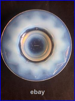 Coupe Opalescent Bowl Opalescent Art Deco 1930 Gueron Plat Objet Collection