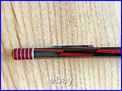 Crayon mécanique vintage celluloïd rouge bourgogne et noir Eversharp art déco