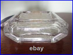 Cristallerie d'Art VAPORISATEUR PARFUM ART DECO Pompe tissu noir Fonctionne