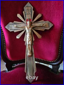 Crucifix art deco
