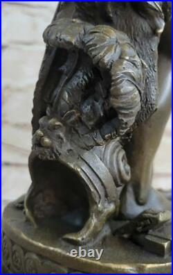 De Collection Art Bronze Sculpture Putti Cupidon Déco Mythique St. Valentin En