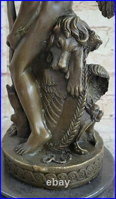 De Collection Art Bronze Sculpture Putti Cupidon Déco Mythique St. Valentin En
