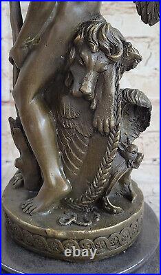 De Collection Art Bronze Sculpture Putti Cupidon Déco Mythique Valentin Cadeau