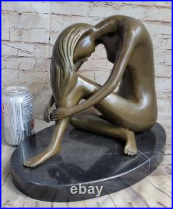 De Collection Art Déco Sculpture Nu Femme Femelle Corps Bronze Statue Figurine De Collection Art Déco Sculpture Nu Femme Femelle Corps Bronze Statue Figurine