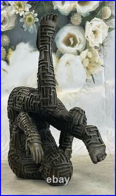 De Collection Bronze Sculpture Statue Art Déco Rare Salvador Dali Mâle Figurine