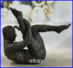 De Collection Bronze Sculpture Statue Art Déco Rare Salvador Dali Mâle Nr