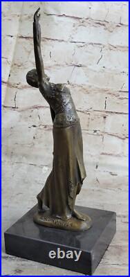 De Collection Figurine Bronze Décor D. H. Art Déco Danseuse Sculpture Statue De Collection Figurine Bronze Décor D. H. Art Déco Danseuse Sculpture Statue