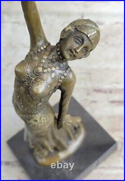 De Collection Figurine Bronze Décor D. H. Art Déco Danseuse Sculpture Statue De Collection Figurine Bronze Décor D. H. Art Déco Danseuse Sculpture Statue