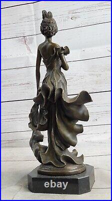 De Collection Main Fabriqué Femme Danseuse Bronze Mode Modèle Sculpture Art Déco
