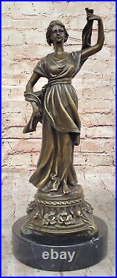 De Collection Miguel Lopez Bronze Sculpture Classique Art Déco Figurine Solde