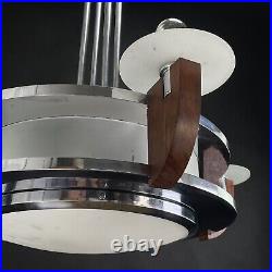 De Grandes Art Déco Lustre Lampe à Suspension Lampe de Plafond Machine ge