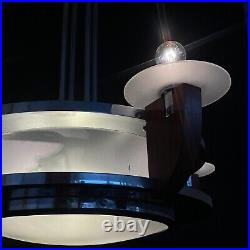 De Grandes Art Déco Lustre Lampe à Suspension Lampe de Plafond Machine ge