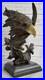 Detaille-Rare-Aigle-Marbre-Sculpture-Buste-Bronze-Tete-Collection-Art-Deco-Gift-01-klqt