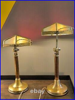 Duo Lampes Pirouett France 1930 Vintage Collection