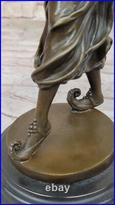 Élégance Détail Art Déco Bronze Par CL. J R Colinet Statue De Collection