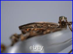 Émeraudes Art Nouveau 56 Zolotniki Tsar 585 Or Rose Bijoux Art Déco Russie