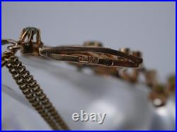 Émeraudes Art Nouveau 56 Zolotniki Tsar 585 Or Rose Bijoux Art Déco Russie