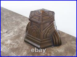 Encrier Art Deco En Marbre & Regule 1920 1930 Vintage Oiseau Vanneau 20s 30s