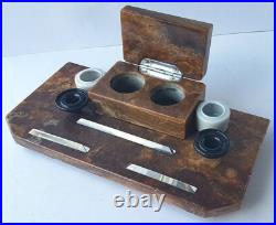 Encrier Art Déco Onyx Années 1920 AL726