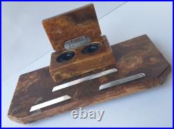 Encrier Art Déco Onyx Années 1920 AL726