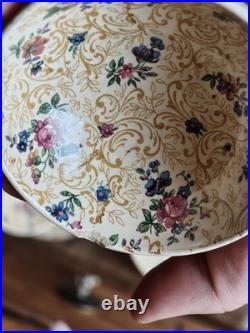 Ensemble Tasse Art Deco France 1920 Peint À La Main