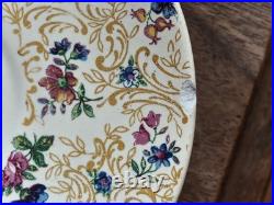 Ensemble Tasse Art Deco France 1920 Peint À La Main