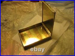 Etui A Cigarettes Or 14k 160 Gr Platine Diamants Signee Charlton & Co Art Deco