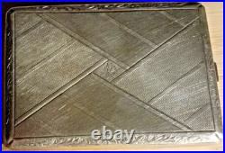 Étui à cigarettes hongrois ancien en argent 800 poinçonné 140 g Art déco