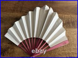 Éventail Publicitaire Art Deco En Papier Français Liqueur Marie Brizard