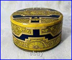 Face Powder Box Ancienne Boite A Poudre Art Deco J. Giraud Odorantis Paris 1930