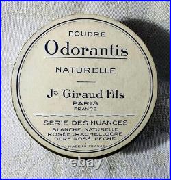 Face Powder Box Ancienne Boite A Poudre Art Deco J. Giraud Odorantis Paris 1930
