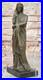 Fait-Bronze-Maiden-Statue-Par-J-La-Art-Deco-de-Collection-Ouvre-01-aslh