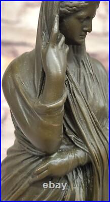 Fait Bronze Maiden Statue par J. La Art Déco de Collection Ouvre Solde Fait Bronze Maiden Statue par J. La Art Déco de Collection Ouvre Solde