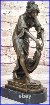 Figure De Collection En Bronze'Shawl Dancer' Art Déco Signée Par C J R Colinet