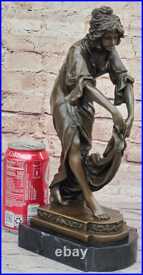 Figure De Collection En Bronze'Shawl Dancer' Art Déco Signée Par C J R Colinet