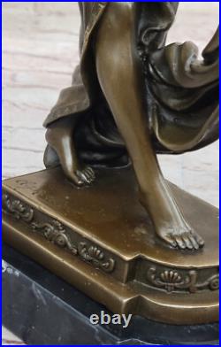 Figure De Collection En Bronze'Shawl Dancer' Art Déco Signée Par C J R Colinet