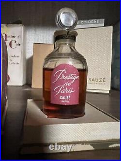 Flacon Ancien Parfum Vintage Sauzé prestige de paris art déco