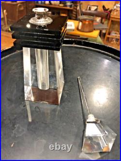 Flacon à parfum en cristal de style Art déco