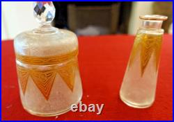 Flacons parfums poudrier toilette art deco Flacons parfums poudrier toilette art deco
