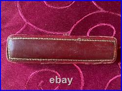 France Art Deco Cigarette holder Ambre Pur Original leather box RARE