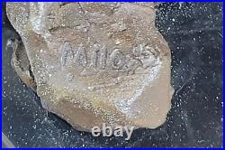 Grand Art Déco Fonte de Collection Arabe Racing Cheval Bronze Sculpture Statue