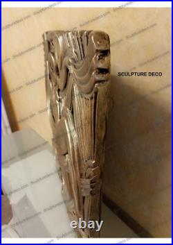 Grand Bas-relief Art Déco Folies Bergères Maurice Picaud 48x47cm Art