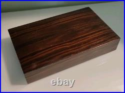 Grande Boîte à cigares en bois de palissandre Style Art Déco