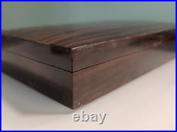 Grande Boîte à cigares en bois de palissandre Style Art Déco