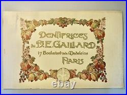 Grande Gravure Couleur-publicite Dentifrices Dr Gaillard- Art Deco-c 1920-stern