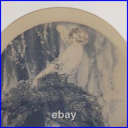 Gravure Louis Icart Spitz 1924 signée encadrée art déco rare objet de collection