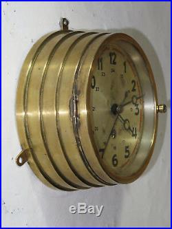 Horloge marine JUNGHANS w146 ship clock military collection borduhr