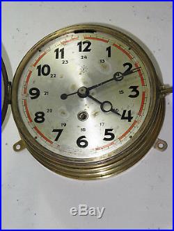 Horloge marine JUNGHANS w146 ship clock military collection borduhr