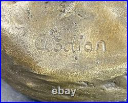 Impressionnant Art Déco Nu Femmes Filles Par Clodion, de Collection Figurines