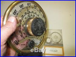 JAEGER FRANCE Barometre/Thermometre vers 1950 art decoTrés bon état/ NOTICE